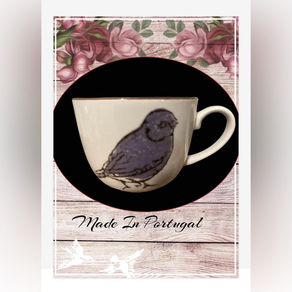 Vintage Bird Cup Value Ceramic SA Made In Portugal